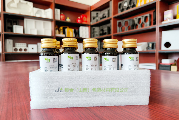 集合包裝定制珍珠棉飲料托盤內(nèi)襯包裝材料，異形設(shè)計超吸睛